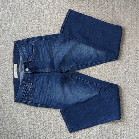 Gap real straight blue jeans, size petite 25 - Picture 2 of 4